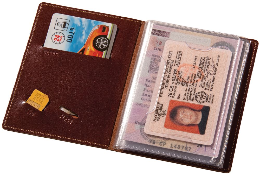Обложки на паспорт и для автодокументов из кожи ската